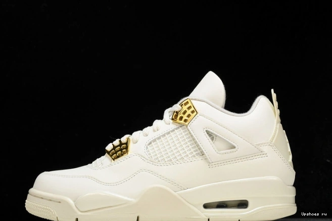 Gold Metallic 4 Jordan Retro AQ9129-170 0403